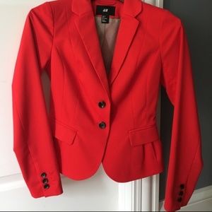 red blazer
